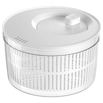 OU Salad Spinner Clear 5.8 Qt - Large Vegetable Washer, Lettuce Dryer With Bowl, Lid & Storage Container, BPA Free, Easy Spin & Drain 12 OU Salad Spinner Clear 5.8 Qt - Large Vegetable Washer, Lettuce Dryer With Bowl, Lid & Storage Container, BPA Free, Easy Spin & Drain - Image 10