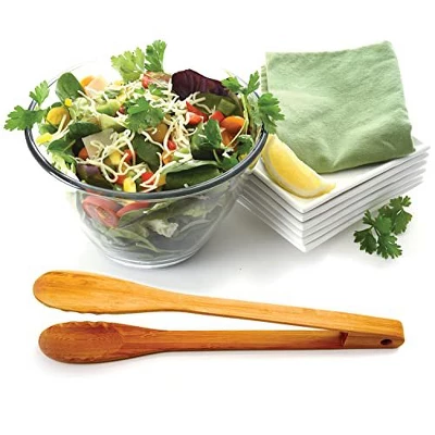 Norpro 12-inch Bamboo Tongs 3 Norpro 12-inch Bamboo Tongs