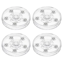 Unique Bargains 360 Degree Rotating High-strength Plastic Anti-slip Multi-use Clear Swivel Stand Turntable 4 Pcs -Target KitchenAid GUEST e6579520 9cf1 42b4 ae0b 65a2fc69488a
