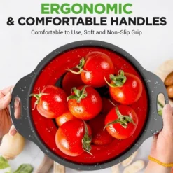 NutriChef Collapsible Strainer Set Of 3 Round Silicone Kitchen Colander -Target KitchenAid GUEST e661ba1c 7b25 4de6 8e5e 543cf559fce6