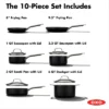 OXO Agility Series 10pc Ceramic Nonstick Aluminum Cookware Set Black: Induction Compatible, Dishwasher-Safe, Lifetime Warranty 1 OXO Agility Series 10pc Ceramic Nonstick Aluminum Cookware Set Black: Induction Compatible, Dishwasher-Safe, Lifetime Warranty -Target KitchenAid GUEST e6916dd7 9383 4e5c ba8f a704934e8ba2
