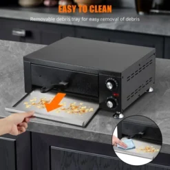 1100W Countertop Electric Pizza Oven,Stainless Steel Pizza Oven Maker With Timer & Removable Tray For Home, Kitchen & Restaurant -Target KitchenAid GUEST e6ae18b7 441e 40e9 81af c46b34349f9b
