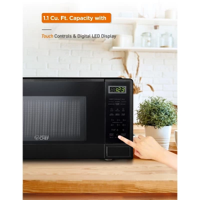 COMMERCIAL CHEF Countertop Microwave 1.1 Cu. Ft. With 10 Power Levels 9 COMMERCIAL CHEF Countertop Microwave 1.1 Cu. Ft. With 10 Power Levels - Image 7