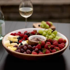 Jeanne Fitz Wood + White Collection 15" Acacia Wood Chip And Dip Serving Bowl -Target KitchenAid GUEST e757cfed 0ae8 4d10 8934 adc30adaffee