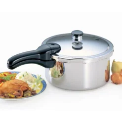 Presto Aluminum Pressure Cooker For Quick Flavorful Meals With Cover Lock Indicator Cooking Rack And Helper Hand, Heavy Gauge Aluminum, 4 Quart 8 Presto Aluminum Pressure Cooker For Quick Flavorful Meals With Cover Lock Indicator Cooking Rack And Helper Hand, Heavy Gauge Aluminum, 4 Quart -Target KitchenAid GUEST e79acdf6 0479 4003 91b9 9689f3d60578