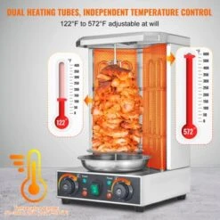 VEVOR Shawarma Grill Machine, 13lbs Capacity, Chicken Cooker Machine, 122℉-572℉ Electric Vertical Broiler Gyro Rotisserie Oven Doner Kebab Machine 12 VEVOR Shawarma Grill Machine, 13lbs Capacity, Chicken Cooker Machine, 122℉-572℉ Electric Vertical Broiler Gyro Rotisserie Oven Doner Kebab Machine -Target KitchenAid GUEST e7dabef0 af16 4e48 b3e6 0a6685d60c79