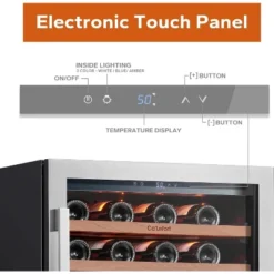 Ca'Lefort 24 Inch Wine Cooler Refrigerator - 54 Bottles Wine Fridge With Glass Door -Target KitchenAid GUEST e82c9b15 1f15 4ad5 9aeb dcf08fa8f519