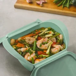 Itopfox Microwave Steamer, 2-Pack Silicone Food Steamer For Cooking, Vegetable Pot With Lids Vegetables Fish Prep Meal Food, Microwave & Freezer Safe -Target KitchenAid GUEST e837411b 9aa5 4cfc 8800 f2f13bf4be38