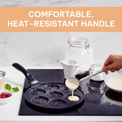 Kitchenfun Blini Nonstick Mini Pancake Crepe Maker - 7 Smiley Pancakes 8 Kitchenfun Blini Nonstick Mini Pancake Crepe Maker - 7 Smiley Pancakes - Image 6