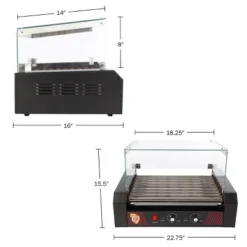 Great Northern Popcorn Hot Dog Roller Machine With Cover & Drip Tray – 1170W Stainless-Steel Cooker With 9 Rollers – 24 Hotdog Capacity Electric Grill 18 Great Northern Popcorn Hot Dog Roller Machine With Cover & Drip Tray – 1170W Stainless-Steel Cooker With 9 Rollers – 24 Hotdog Capacity Electric Grill -Target KitchenAid GUEST e89eb5b1 0ddf 40ed 9be6 147f8ff67dca
