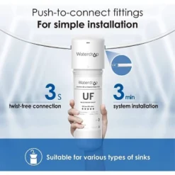 Waterdrop 10UBW-UF Ultra Filtration Under Sink Water Filter System With 1 Extra RFW10-UF Filter -Target KitchenAid GUEST e8b1aa62 c803 433b acfa e2cff051ee11