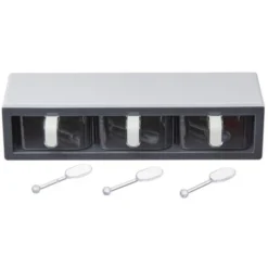 The Lakeside Collection 3-Compartment Spice Organizer - Wall Storage Rack -Target KitchenAid GUEST e8f11049 214b 45af 88e5 6828a970a285