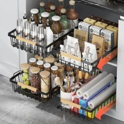 Pull Out Cabinet Organizer, Multifunctional Sliding Mesh Cabinet Basket, No Drill Pull Out Shelf Storage Drawer For Kitchen Bathroom Home Pantry 13 Pull Out Cabinet Organizer, Multifunctional Sliding Mesh Cabinet Basket, No Drill Pull Out Shelf Storage Drawer For Kitchen Bathroom Home Pantry -Target KitchenAid GUEST e8f95452 14cd 4952 8def 5ef726f7f404