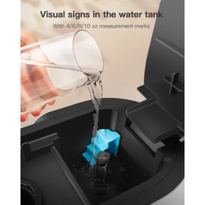 EZBASICS Single Serve Coffee Maker, Mini Coffee Brewer For Single Cup Capsule & Ground Coffee, Black, Single Cup Coffee Maker 7 EZBASICS Single Serve Coffee Maker, Mini Coffee Brewer For Single Cup Capsule & Ground Coffee, Black, Single Cup Coffee Maker - Image 5