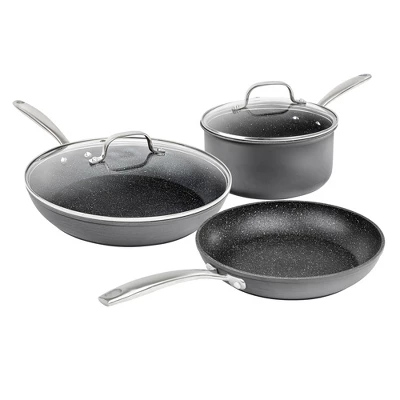 Granitestone Pro Hard Anodized 5 Piece Nonstick Cookware Set 6 Granitestone Pro Hard Anodized 5 Piece Nonstick Cookware Set - Image 4