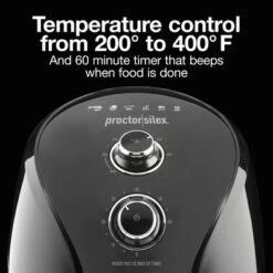 Proctor Silex Air Fryer - Black: 3 Qt Capacity, 1700W, Dishwasher-Safe Parts, Electric Kitchen Appliance -Target KitchenAid GUEST e98e4d80 a201 4661 b5d7 42195efd8248