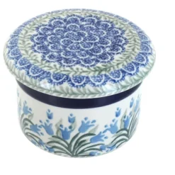 Blue Rose Polish Pottery 270 Ceramika Artystyczna French Butter Dish -Target KitchenAid GUEST e9a6c637 ffe8 47d5 833b 1a9737222d90