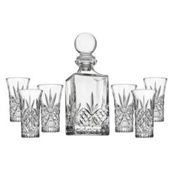 Godinger Silver 7pc Dublin Crystal Spirits Decanter And Shot Glass Set: Hand Wash, Dishwasher-Safe, Service For 6 9 Godinger Silver 7pc Dublin Crystal Spirits Decanter And Shot Glass Set: Hand Wash, Dishwasher-Safe, Service For 6 -Target KitchenAid GUEST ea000e1e 0190 4907 b930 27d0f4c75ec3