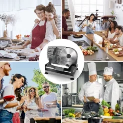 Aemego Food Slicer With Removable Stainless Steel Blade, Adjustable Thickness Black -Target KitchenAid GUEST ea2b6f4c db50 4ff5 90be 7bfcb21eb5a7