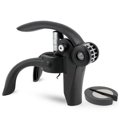 Peugeot | Baltaz Lever Corkscrew With Foil Cutter, Dark 4 Peugeot | Baltaz Lever Corkscrew With Foil Cutter, Dark - Image 2