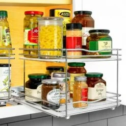 Lynk Professional Slide Out Vertical 10.25" Double Metal Spice Rack Silver: Kitchen Cabinet Organizer, Pull Out Pantry Storage 10 Lynk Professional Slide Out Vertical 10.25" Double Metal Spice Rack Silver: Kitchen Cabinet Organizer, Pull Out Pantry Storage -Target KitchenAid GUEST eab428db 875e 46ad 8045 7cbb43b99b1e