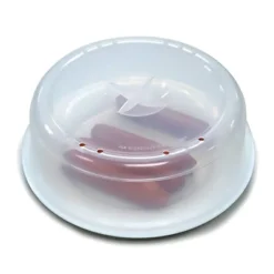 Norpro 10-Inch Microwave Splatter Cover With Steam Vents