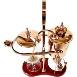 Nispira Belgium Royal Family Balance Syphon Unique Gravity Vintage Coffee Maker Vacuum Brewing System Copper 500 Ml -Target KitchenAid GUEST eb5ddc7b ed23 40c8 b5d9 93ee35c2d1ff