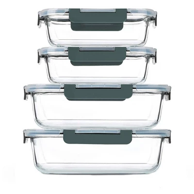 Itopfox Extra Large Glass Food Storage And Baking Containers Set With Airtight Lids, Microwave, Oven, Freezer And Dishwasher Safe 8 Itopfox Extra Large Glass Food Storage And Baking Containers Set With Airtight Lids, Microwave, Oven, Freezer And Dishwasher Safe - Image 6