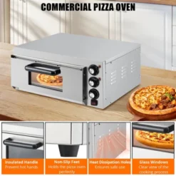 Commercial Countertop Pizza Oven,1800W Stainless Steel Electric Pizza Maker With Timer & Crumb Tray For Home/Restaurant 13 Commercial Countertop Pizza Oven,1800W Stainless Steel Electric Pizza Maker With Timer & Crumb Tray For Home/Restaurant -Target KitchenAid GUEST eb92a9f1 8023 4dc9 a3fb 6634e7381daf