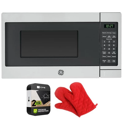 GE Countertop Microwave Oven 700 W 0.7 Cu Ft Steel + 2 Year Warranty & Oven Mitt 10 GE Countertop Microwave Oven 700 W 0.7 Cu Ft Steel + 2 Year Warranty & Oven Mitt - Image 8