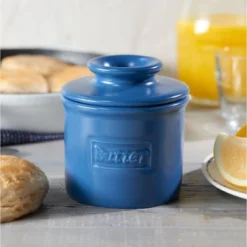 Butter Bell® Crock – Café Matte Navy Ceramic Butter Keeper, Modern Matte Butter Dish For Fresh, Spreadable Butter -Target KitchenAid GUEST ebf12c45 3218 4691 b924 31ae38379e0f