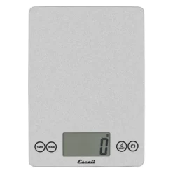 Escali Arti Glass Digital Scale Shiny Silver: Kitchen Food Scale With Oversized Electronic Display, 15lb Capacity, Battery Included -Target KitchenAid GUEST ec0734c5 0785 458d a9ee 5e2564e9a931