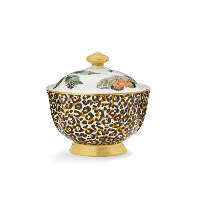Spode Creatures Of Curiosity Sugar Bowl With Lid - 7oz Fine China Bowl With Hand-Painted 22-Carat Gold Decal & Leopard Motif 9 Spode Creatures Of Curiosity Sugar Bowl With Lid - 7oz Fine China Bowl With Hand-Painted 22-Carat Gold Decal & Leopard Motif - Image 7