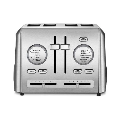 Cuisinart 4-Slice Custom Select Toaster - Silver - CPT-640P1: Stainless Steel, Defrost & Bagel Options, Adjustable Browning 6 Cuisinart 4-Slice Custom Select Toaster - Silver - CPT-640P1: Stainless Steel, Defrost & Bagel Options, Adjustable Browning - Image 4