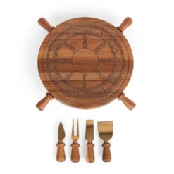 Toscana Helmsman Lazy Susan Cheese Board With Tool Set Acacia And Gold 10 Toscana Helmsman Lazy Susan Cheese Board With Tool Set Acacia And Gold -Target KitchenAid GUEST ec7b142b 624a 41df 994b d05e2a86a54c