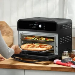 Instant Pot Omni 6-Slice Air Fryer Toaster Oven, Exclusive Bonus Pizza Pan Accessory: 1800W, Dishwasher-Safe, Includes Pizza Pan & More