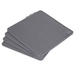 Unique Bargains Silicone Square Hot Pans Pads Heat Resistant Non-Slip Trivets 4 Pcs -Target KitchenAid GUEST ed687e64 edc2 4975 84c3 8c046b1c183e