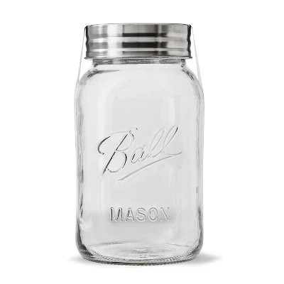 Ball 32oz 12pk Glass Regular Mouth Mason Jar With Lid And Band 4 Ball 32oz 12pk Glass Regular Mouth Mason Jar With Lid And Band - Image 2
