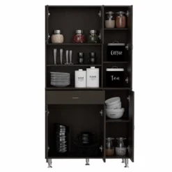 Depot E-Shop 90 Kitchen Pantry Cabinet, Two Open Shelves, One Drawer, Multiple Cabinets -Target KitchenAid GUEST edb7f5a5 c695 4a1c b327 20c97addd957