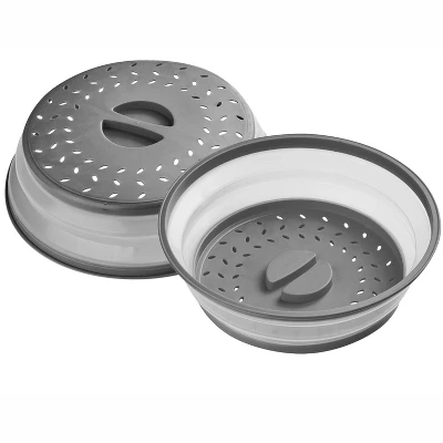 Itopfox 2-Pack Collapsible Microwave Cover With Grip Handle, Splatter Proof For Plates & Bowls, Dishwasher Safe & BPA Free Kitchen Gadget 9 Itopfox 2-Pack Collapsible Microwave Cover With Grip Handle, Splatter Proof For Plates & Bowls, Dishwasher Safe & BPA Free Kitchen Gadget - Image 7