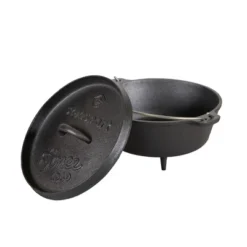 Stansport Preseasoned Cast Iron Dutch Oven With Legs