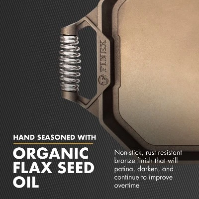 FINEX Cast Iron Double Burner Griddle 5 FINEX Cast Iron Double Burner Griddle - Image 3