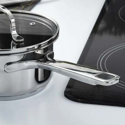 BergHOFF Helix Recycled 18/10 Stainless Steel Cookware Set With Glass Lids 8 BergHOFF Helix Recycled 18/10 Stainless Steel Cookware Set With Glass Lids - Image 6