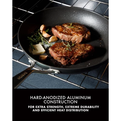 Babish 10 Piece Hard Anodized Titanium Forever Non Stick Technology Durable Pots And Pans Cookware Set - Black 7 Babish 10 Piece Hard Anodized Titanium Forever Non Stick Technology Durable Pots And Pans Cookware Set - Black - Image 5