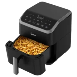 Midea 5.5qt HeatXpress Air Fryer Black: 1500W, Dishwasher-Safe Parts, 1-Year Warranty, 5.5qt Capacity, Electric Fryer -Target KitchenAid GUEST ef4c52c3 439c 4943 b3a9 34eb87fdbe48
