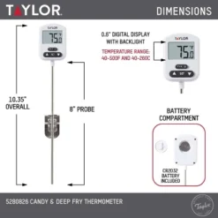 Taylor Programmable Digital Candy Thermometer