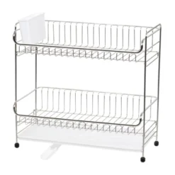 IRIS 2 Tier Stainless Steel Compact Dish Rack 25 IRIS 2 Tier Stainless Steel Compact Dish Rack -Target KitchenAid GUEST effa9b74 398b 45c6 bfc2 5e6818e0ecb8