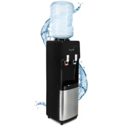 MegaChef Top Load Hot And Cold Water Dispenser: 5 Gallon Beverage Server, Stainless Steel & Plastic, Black -Target KitchenAid GUEST f024c7e0 2611 4034 ad3b 2d0ffdc34aa4