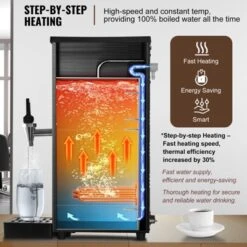 VEVOR Commercial Water Boiler, Electric Hot Water Dispenser With 316 Stainless Steel Heating Tube, 1500W Fast Heating 50L Per Hour Hot Water Boiler -Target KitchenAid GUEST f03396b3 ba5b 421a a070 71441c855ba9