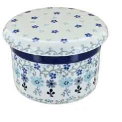 Blue Rose Polish Pottery 270 Ceramika Artystyczna French Butter Dish -Target KitchenAid GUEST f08ab32f 2d22 43d0 8046 aeaac38bebba